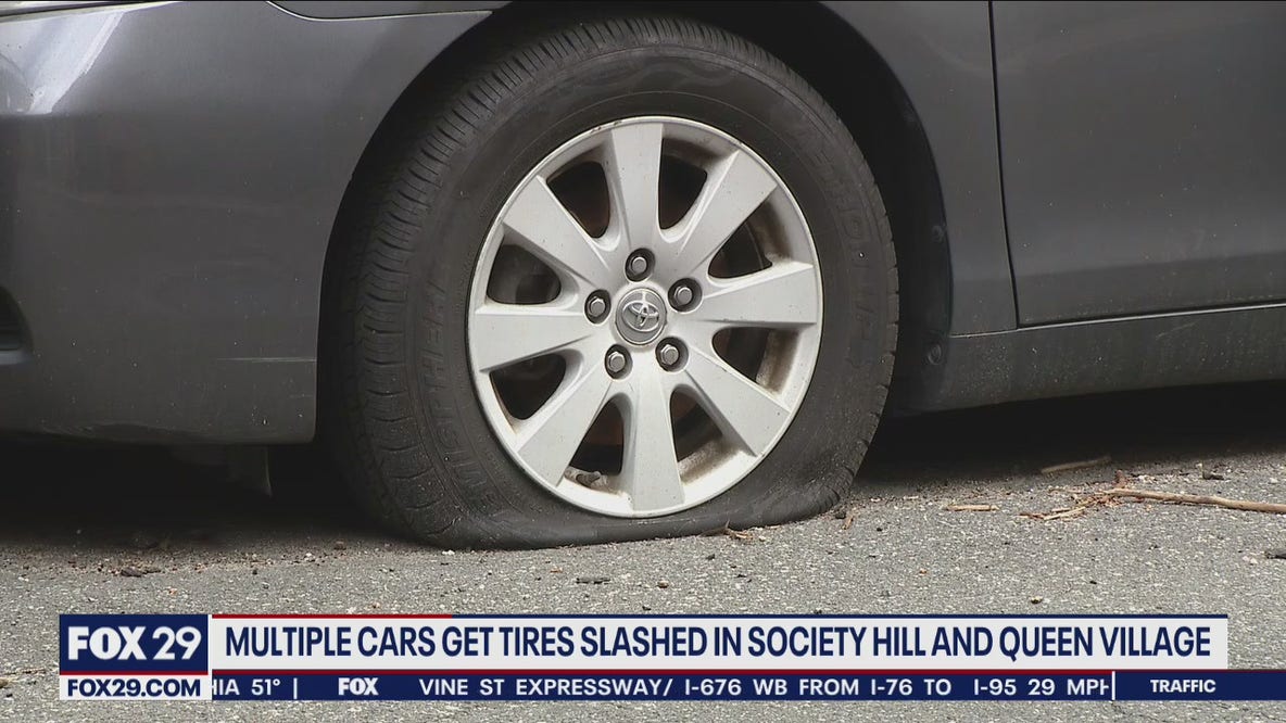 Tires slashed in Society Hill, Queen Village leaves residents frustrated